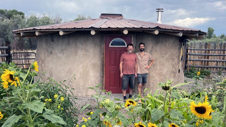 Tom and Michael at the Tire Palace.