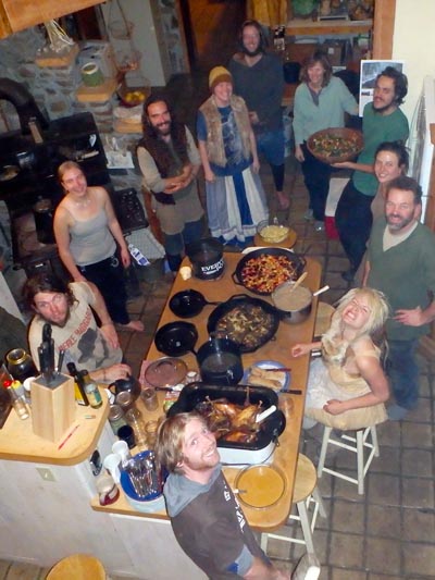 Thanksgiving party.