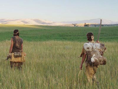 Nomadic hunter-gatherer students.