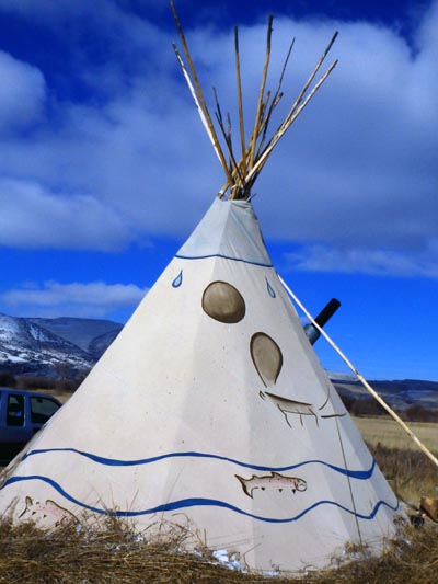 Painted Tipi.